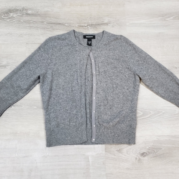 Ideology Sweaters - Cashmere Cardigan Ideology Grey Cashmere Sweater